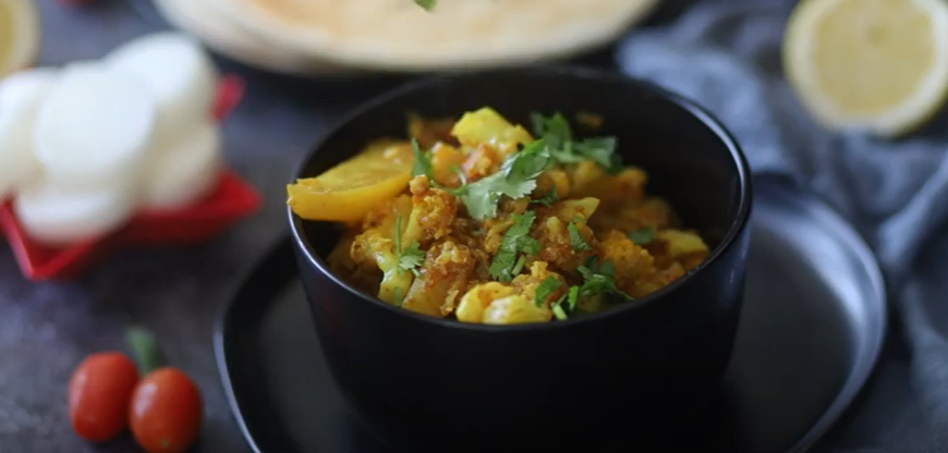 Aloo Gobi - Kartoffeln und Blumenkohl