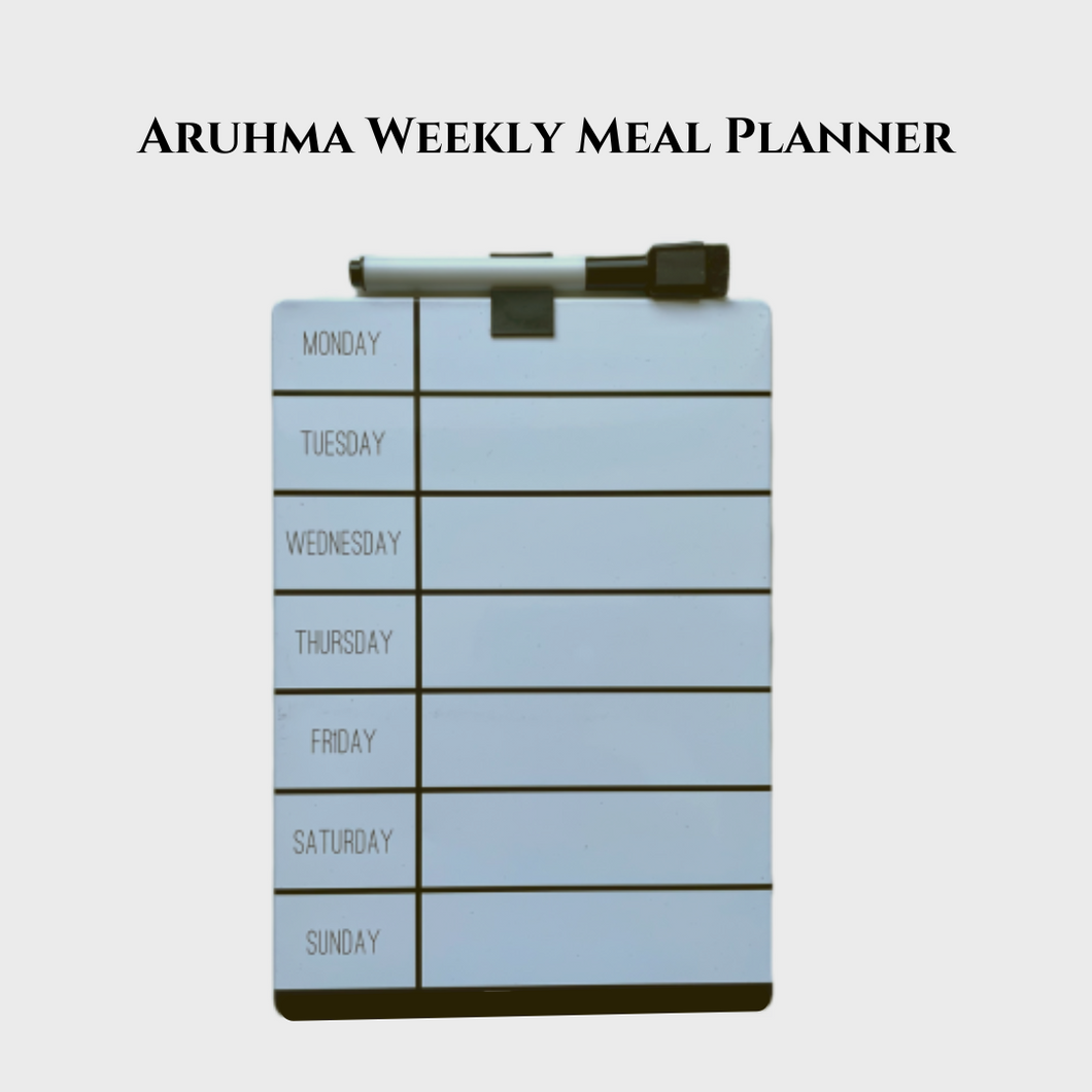 Aruhma Weekly Meal Planner